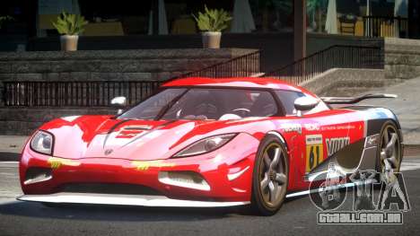 Koenigsegg Agera R Racing L10 para GTA 4