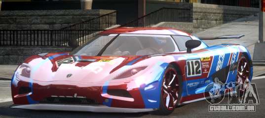 Koenigsegg Agera Racing L7 para GTA 4