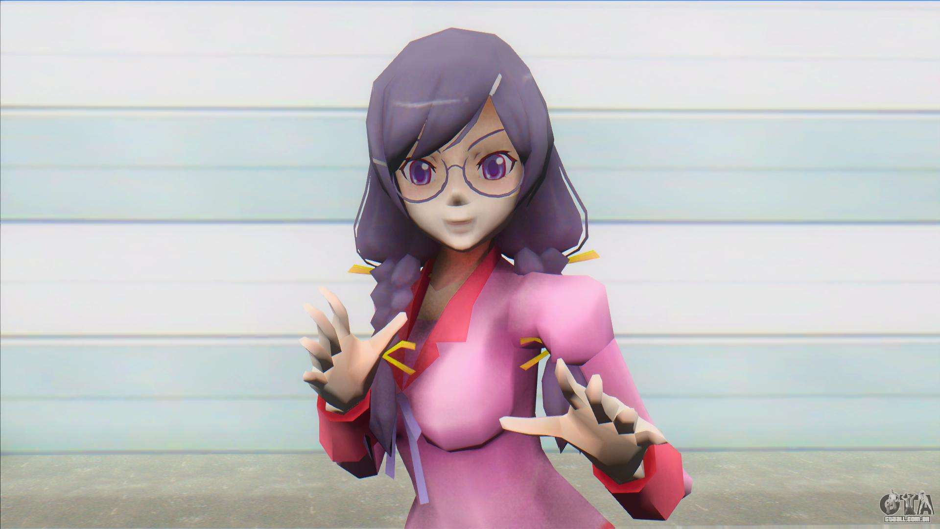 Tsubasa Hanekawa From Bakemonogatari Para GTA San Andreas