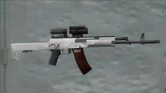 AK-12 White With Scope para GTA San Andreas