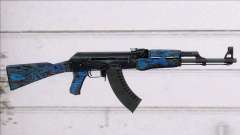 CSGO AK-47 Blue Laminate para GTA San Andreas