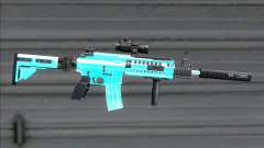 Weapons Pack Blue Evolution (m4) para GTA San Andreas