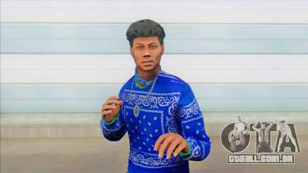 Skin Blueface para GTA San Andreas