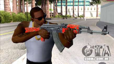 CSGO AK-47 Red Laminate para GTA San Andreas