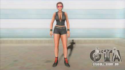 Soul Calibur Taki Short Short Leather Suit V2 para GTA San Andreas