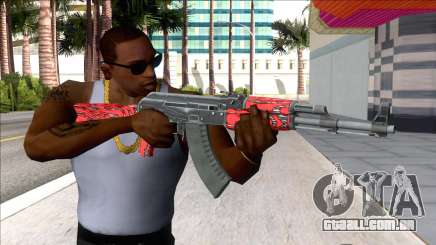 CSGO AK-47 Red Laminate V2 para GTA San Andreas