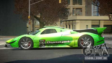 Pagani Zonda GST Racing L1 para GTA 4