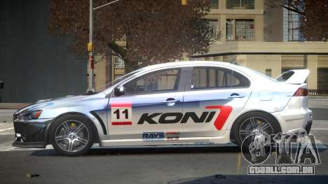 Mitsubishi Evolution X L5 para GTA 4