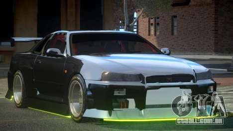 Nissan Skyline R-34 F-Tuning para GTA 4