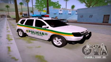 Duster Police Transit Colombia para GTA San Andreas