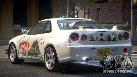 Nissan Skyline PSI R34 L1 para GTA 4