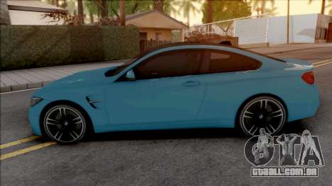 BMW M4 F82 2018 Blue para GTA San Andreas