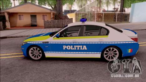 BMW M5 E60 Politia Romana Design 2020 para GTA San Andreas