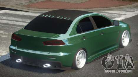 Mitsubishi Lancer X D-Style para GTA 4