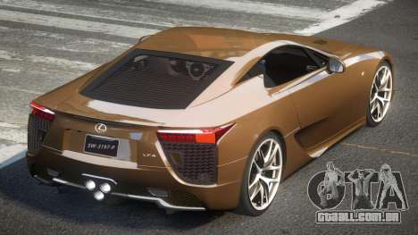 Lexus LF-A SP R-Tuning para GTA 4