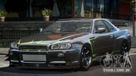 Nissan Skyline PSI R34 L9 para GTA 4