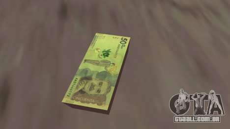 Nota de pesos colombianos de 50k para GTA San Andreas
