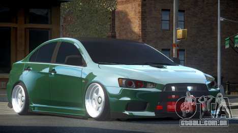 Mitsubishi Lancer X D-Style para GTA 4