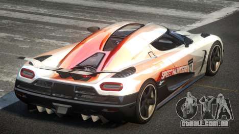 Koenigsegg Agera PSI Sport L5 para GTA 4