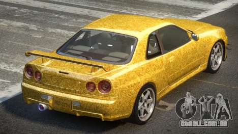 Nissan Skyline PSI R34 L2 para GTA 4