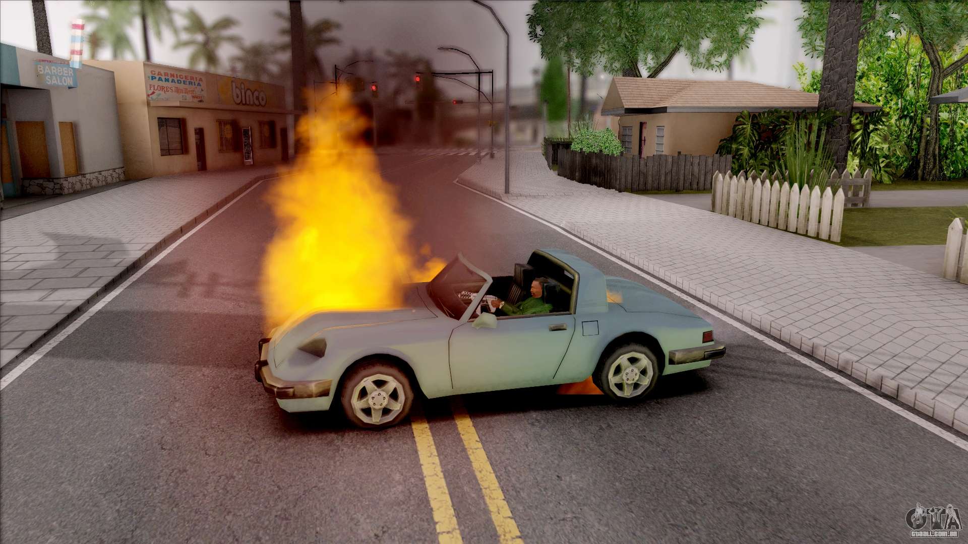 Not Die When Vehicle Explodes para GTA San Andreas