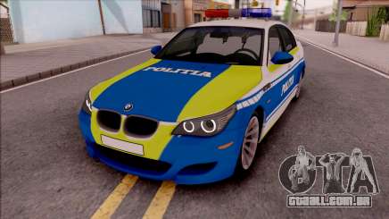 BMW M5 E60 Politia Romana Design 2020 para GTA San Andreas