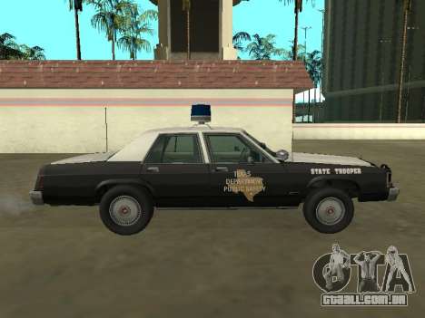 Ford LTD Crown Victoria 1987 Texas State Trooper para GTA San Andreas