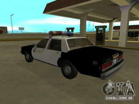 Chevrolet Caprice 1987 Los Angeles County Sherif para GTA San Andreas