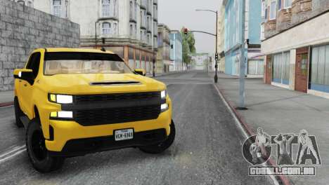 Chevrolet Silverado Trailboss Z71 2020 para GTA San Andreas