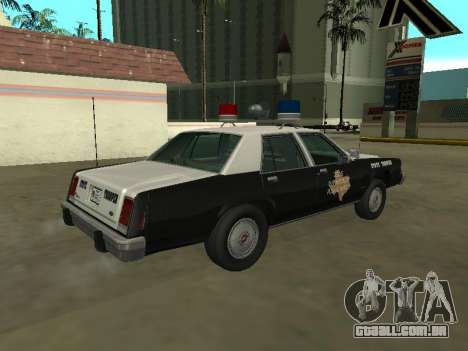 Ford LTD Crown Victoria 1987 Texas State Trooper para GTA San Andreas