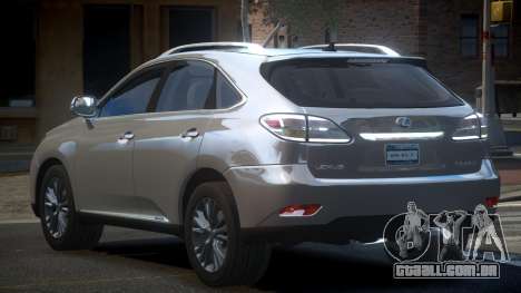 Lexus RX450H TR para GTA 4