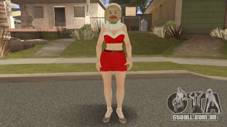 DOA Rachel Berry Burberry Christmas Special V3 para GTA San Andreas