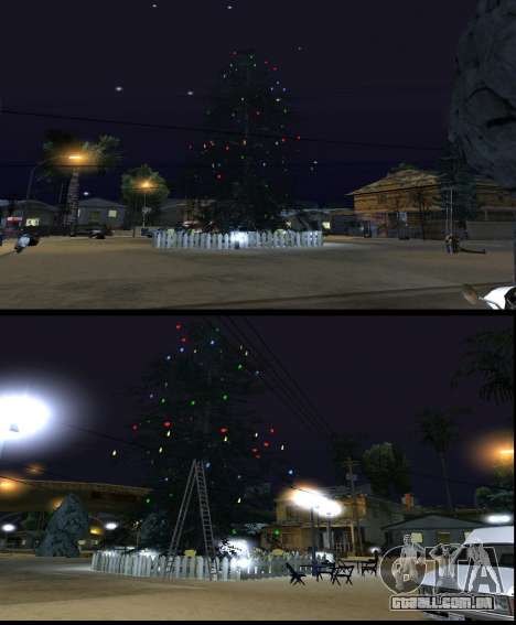 Natal Mod The Most Beautiful 2020 LE para GTA San Andreas