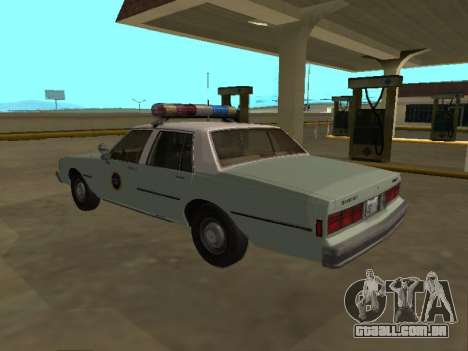 Chevrolet Caprice 1987 US Border Patrol para GTA San Andreas