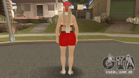 DOA Rachel Berry Burberry Christmas Special V2 para GTA San Andreas