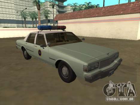 Chevrolet Caprice 1987 US Border Patrol para GTA San Andreas