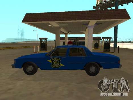 Chevrolet Caprice 1987 Michigan State Police para GTA San Andreas