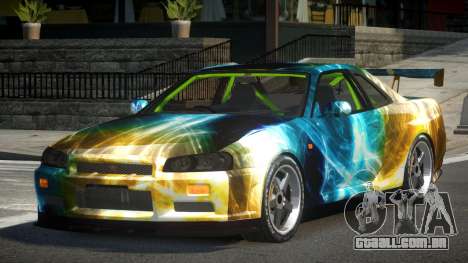 Nissan Skyline R34 GST-R PJ7 para GTA 4