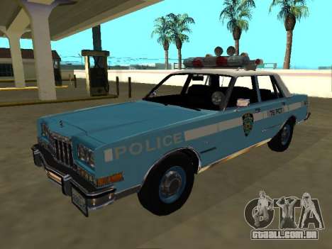 Dodge Diplomat 1987 New York Police Dept para GTA San Andreas