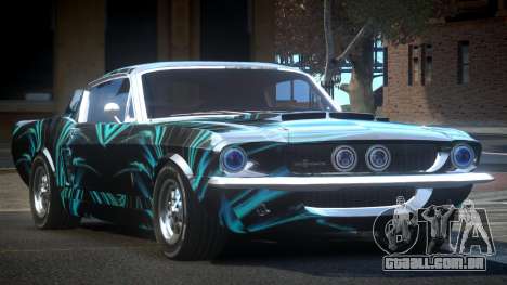 Shelby GT500 BS Old L9 para GTA 4