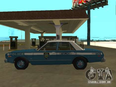 Dodge Aspen 1979 New York Police Dept para GTA San Andreas