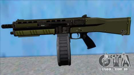 GTA V Vom Feuer Assault Shotgun Green V14 para GTA San Andreas
