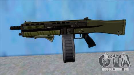 GTA V Vom Feuer Assault Shotgun Green V5 para GTA San Andreas