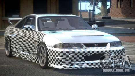 1997 Nissan Skyline R33 L10 para GTA 4