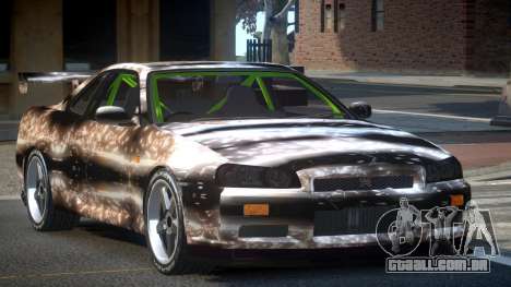 Nissan Skyline R34 GST-R PJ6 para GTA 4