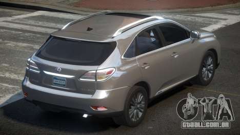 Lexus RX450H TR para GTA 4