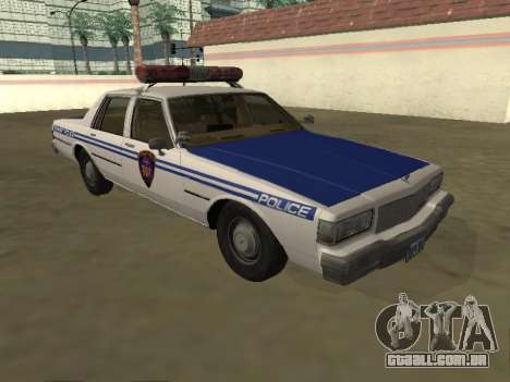 Chevrolet Caprice 1987 NYPD Transit Police para GTA San Andreas