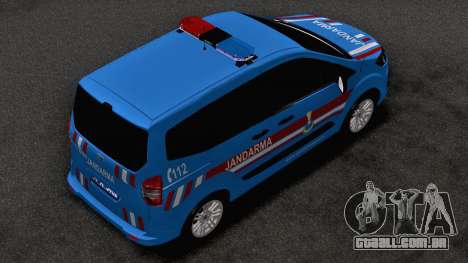 Ford Tourneo Courier Jandarma Asayis&Gendarme para GTA San Andreas