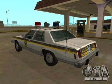 Ford LTD Crown Victoria 1987 Sûreté du Québec para GTA San Andreas