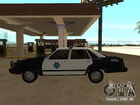 Ford LTD LX 1985 San Francisco Police dept para GTA San Andreas